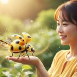 黄色いてんとう虫が示す幸運の意味【人生好転の予兆】黄色いてんとう虫が示す幸運の意味と遭遇場所別メッセージ