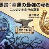 馬蹄が「幸運」なのはなぜ？ 富と魔除けの二重効果を徹底解説！