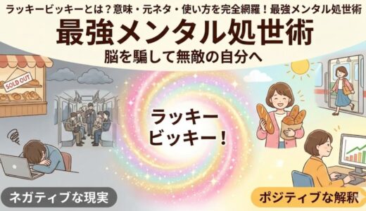 ラッキービッキーとは？意味・元ネタ・使い方を完全網羅！最強メンタル処世術